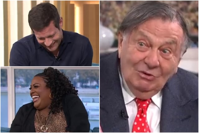 what did barry humphries say on this morning dame edna everage comedian confuses dermot o leary with philip schofield nationalworld