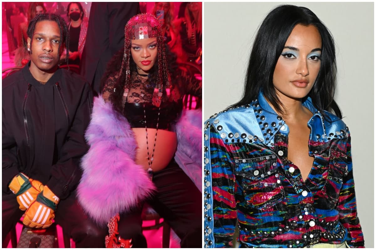 Rihanna, ASAP Rocky, Kim K at Paris Fashion Week