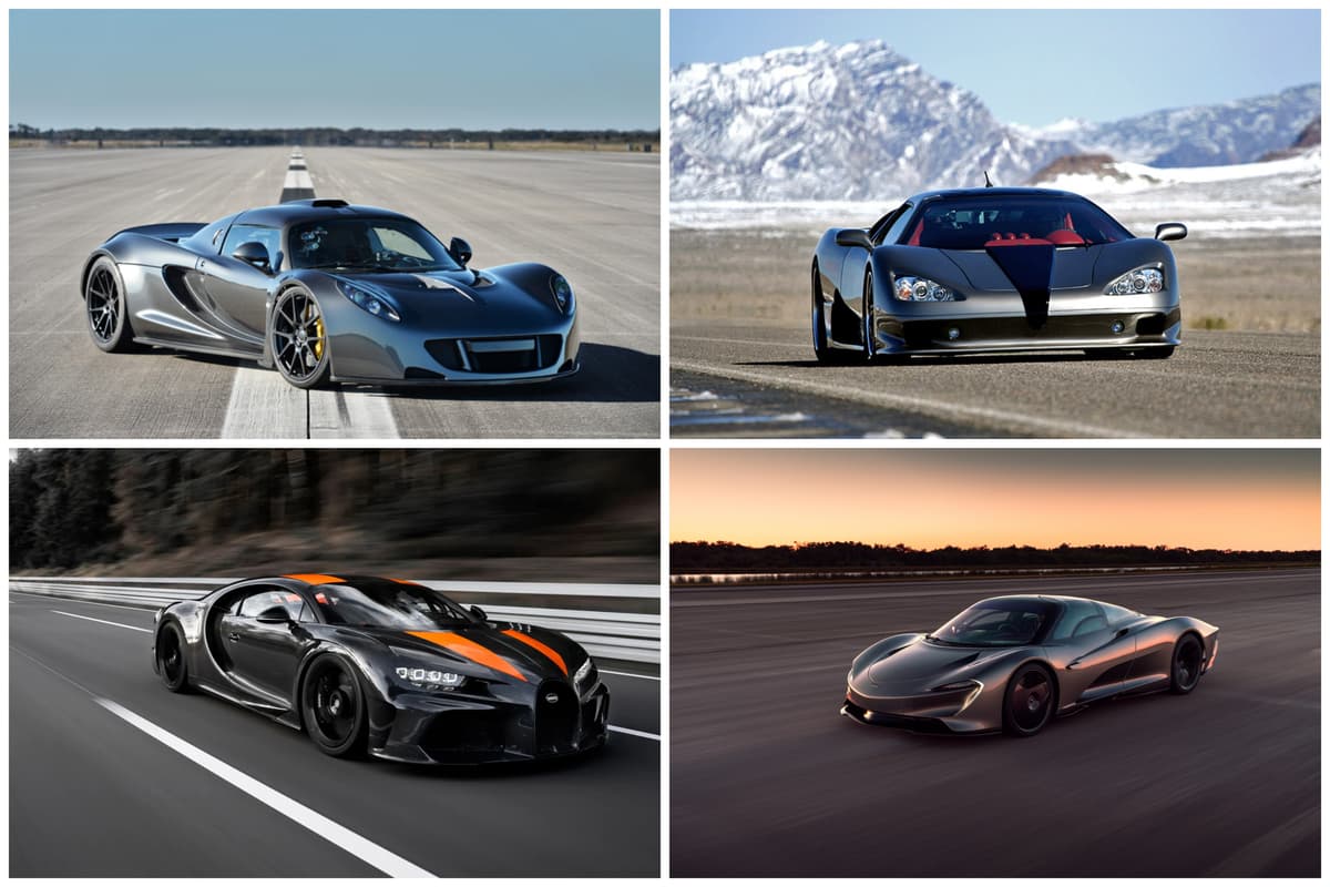 The top 10 fastest production cars in the world 2022