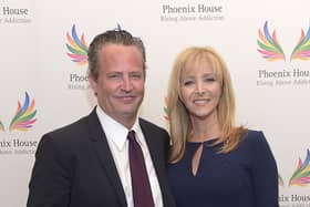 Lisa Kudrow with her colleague and friend, the late Matthew Perry. 