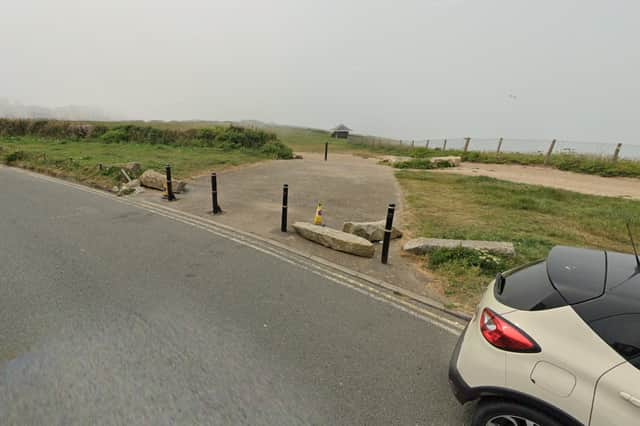 The Barrowfields area just outside Newquay in Cornwall, where a woman was seen before falling to her death on Monday Picture: Google