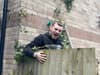 Hilarious gardening fail as man falls from house wall after ripping off an ivy branch