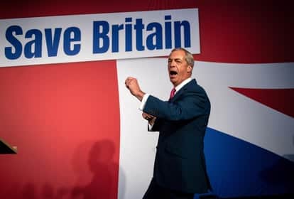 BBC presenter Geeta Guru-murthy has apologised to Reform UK’s Nigel Farage