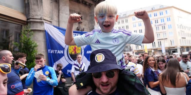 Scotland fans in Munich.